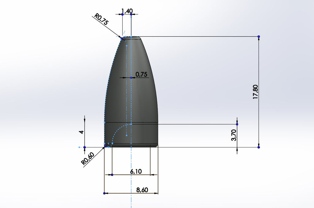 CNC machined worm bullet weight aluminum mold 1/4 oz, 3/8 oz and 1/2 oz