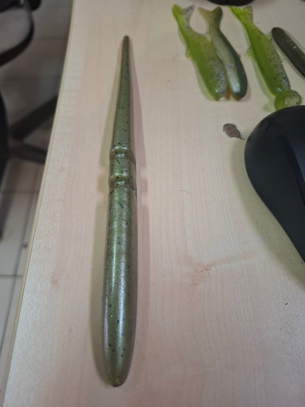 CNC machined two cavity 9 inch slug go lure aluminum mold