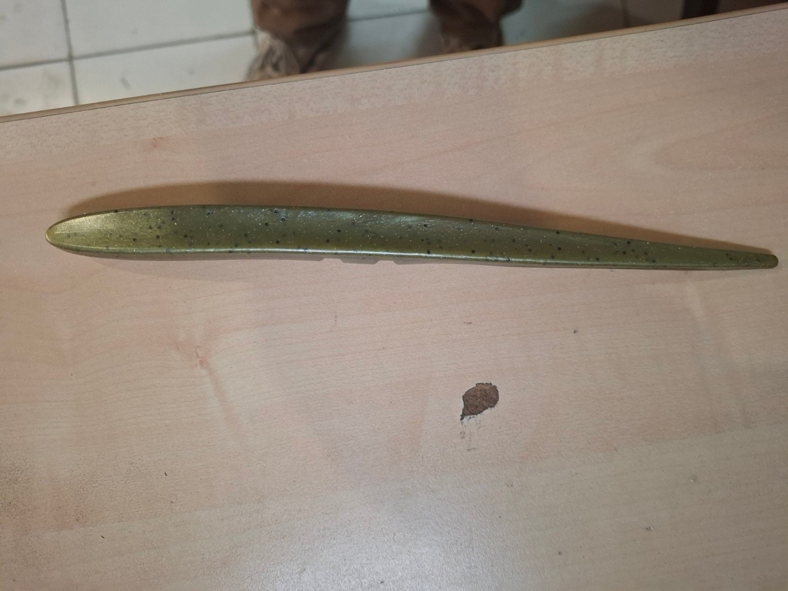 CNC machined two cavity 9 inch slug go lure aluminum mold