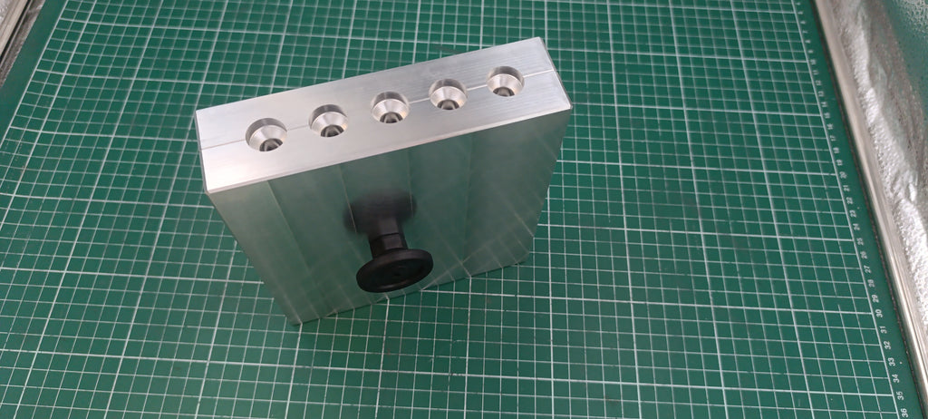 5" Jerk Shad Soft Plastic Mold - 5 Cavity CNC Aluminum