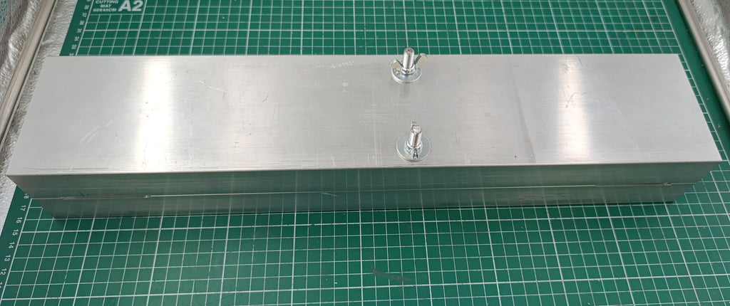 1.5" deep drop lead mold with interchangeable inserts : 1lb to 12lb CNC machined