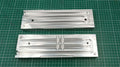 CNC machined two cavity 9 inch slug go lure aluminum mold