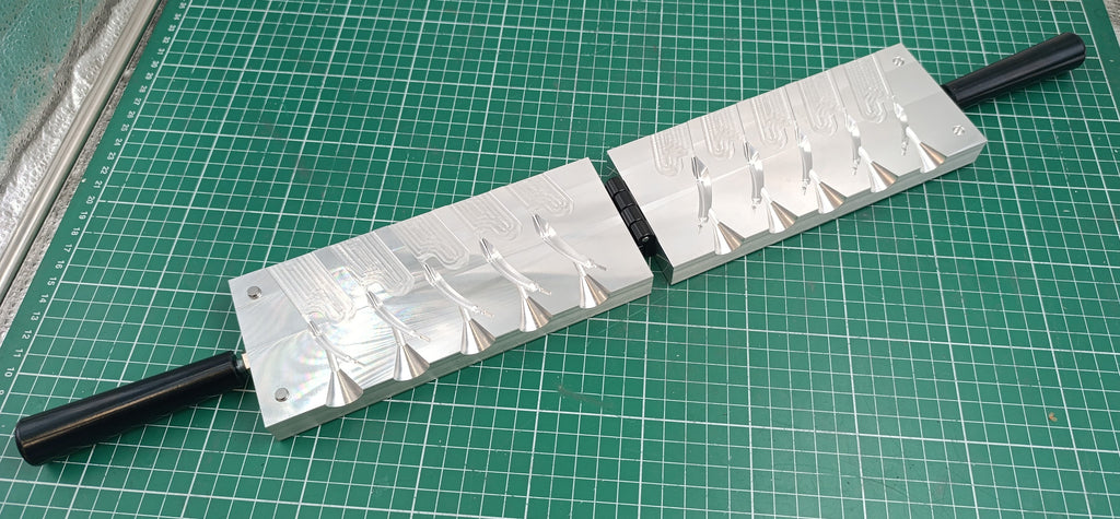 CNC machined goofy jig aluminum fishing mold, 1/4oz 3/8oz 1/2oz 3/4oz 1oz