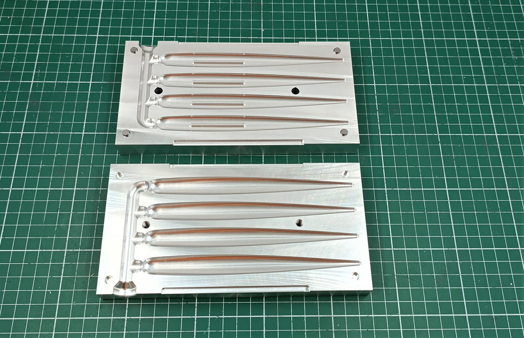 6" Swurm lure CNC machined aluminum mold