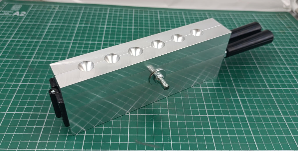 CNC machined pompano jig aluminum fishing mold, CNC machining services