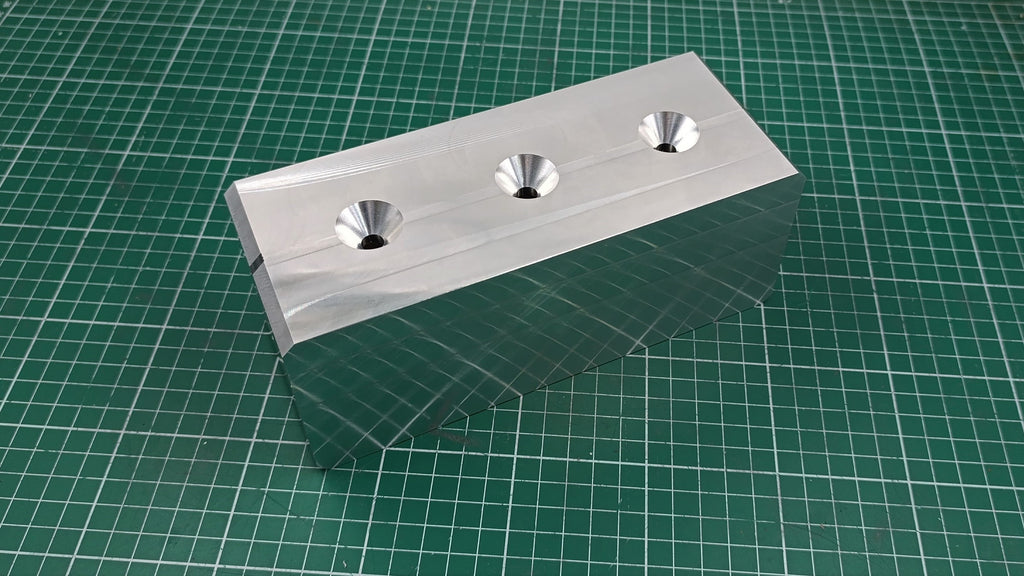 CNC machined 3 cavity 20oz mushroom anchor aluminum mold