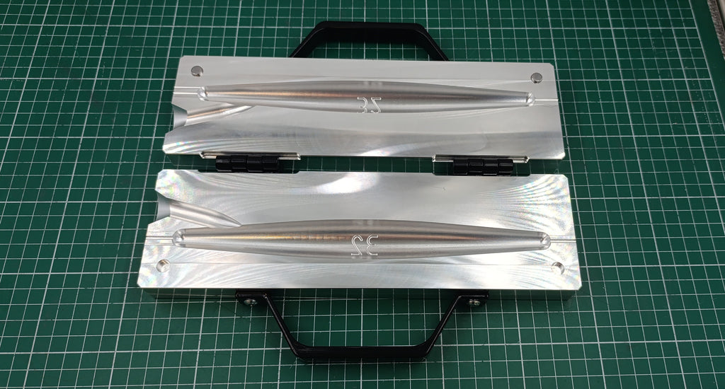 32oz one cavity CNC machined Trolling sinker aluminum fishing mold