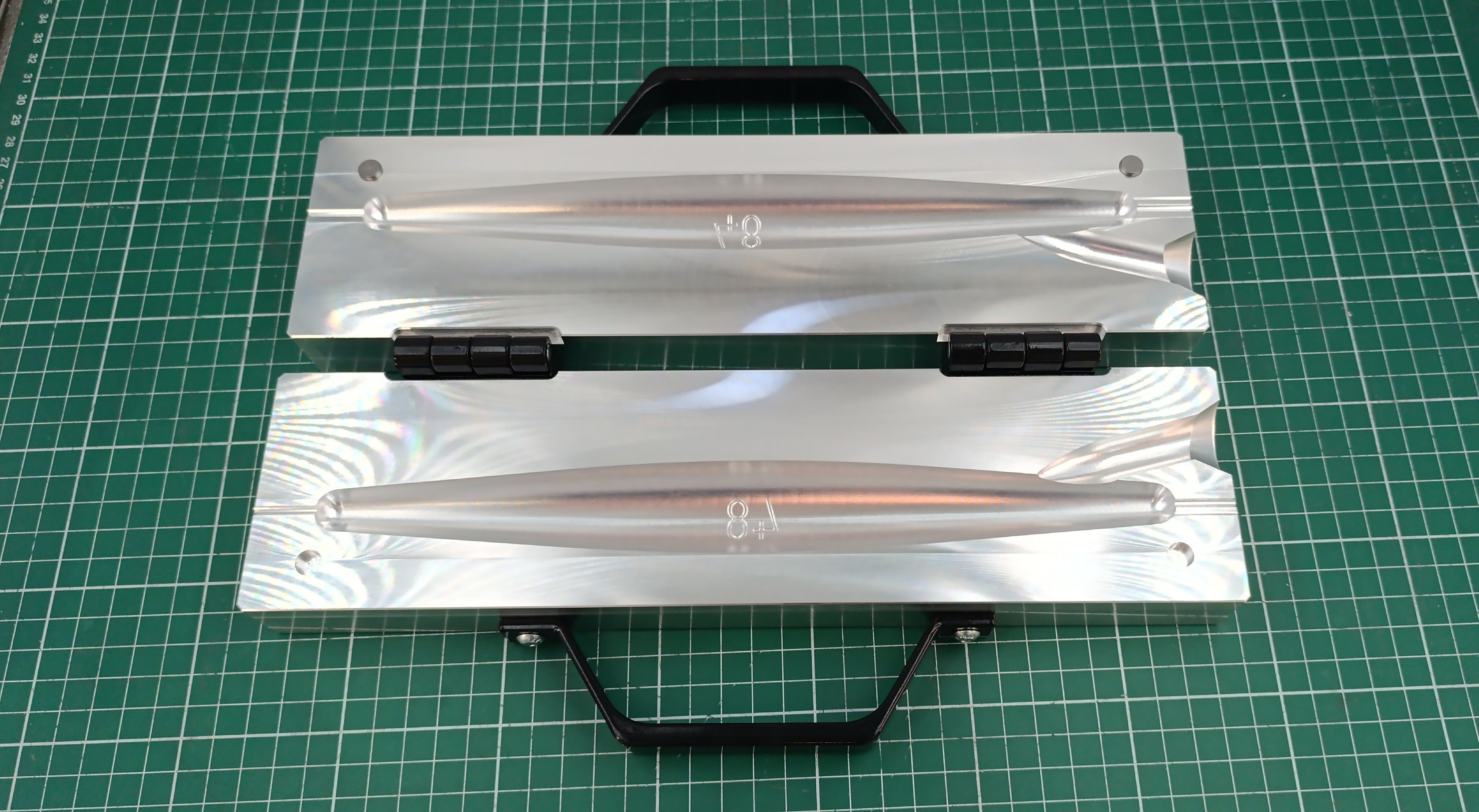 48oz one cavity CNC machined Trolling sinker aluminum fishing mold