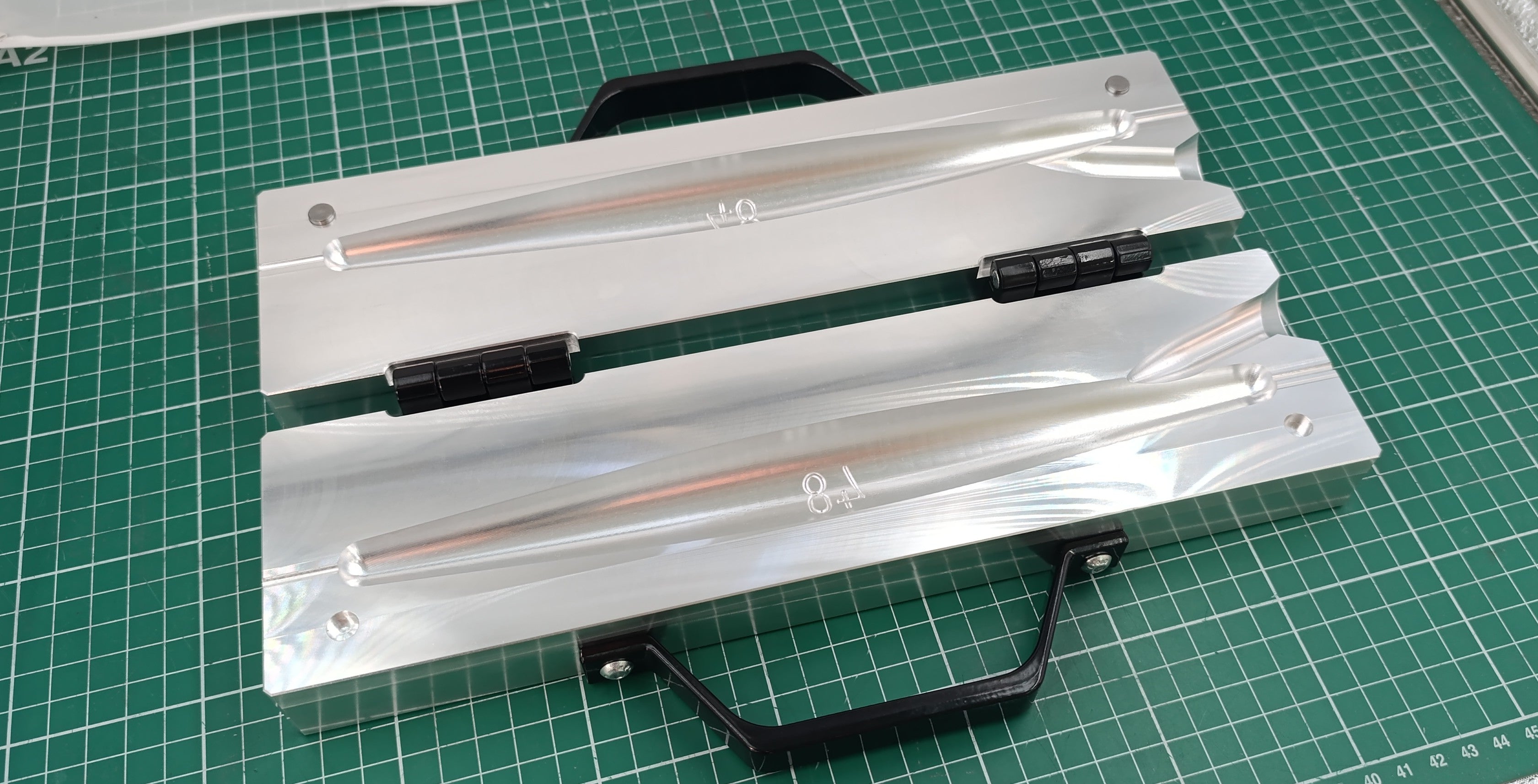 48oz one cavity CNC machined Trolling sinker aluminum fishing mold