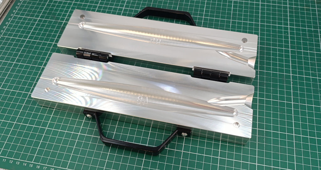 48oz one cavity CNC machined Trolling sinker aluminum fishing mold