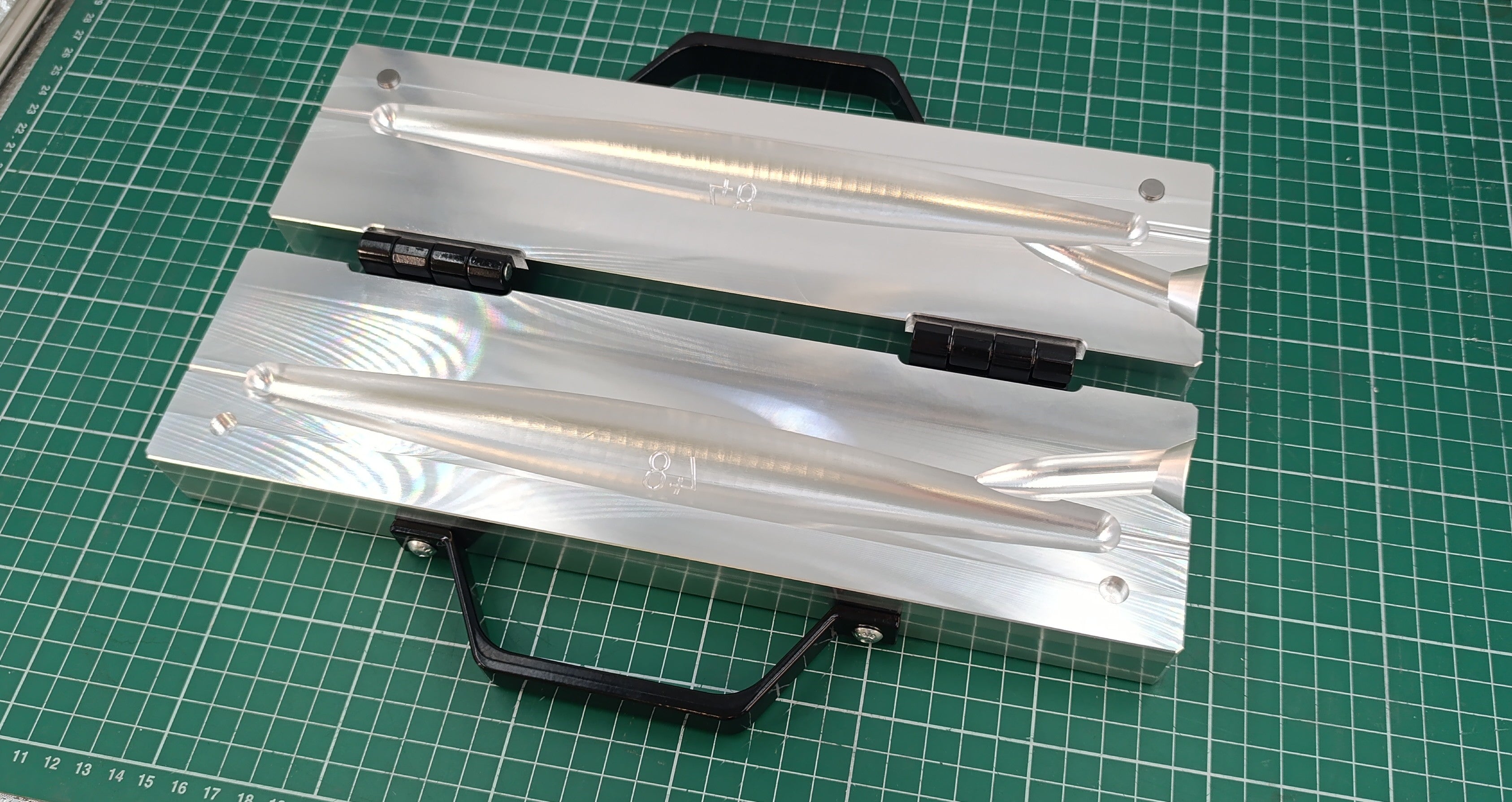 48oz one cavity CNC machined Trolling sinker aluminum fishing mold