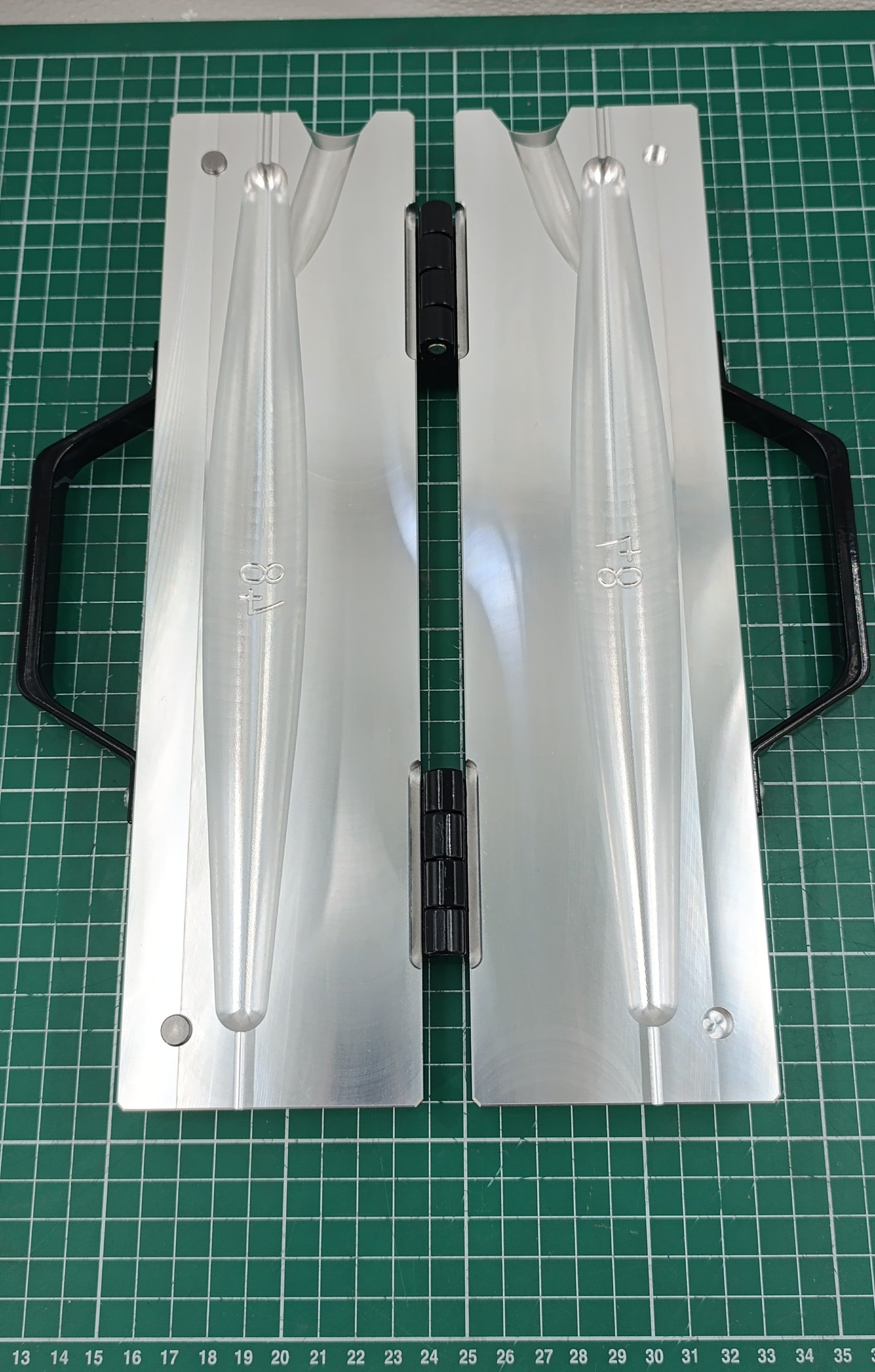 48oz one cavity CNC machined Trolling sinker aluminum fishing mold