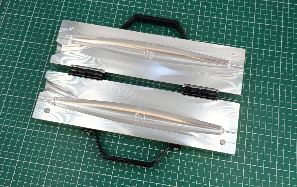 48oz one cavity CNC machined Trolling sinker aluminum fishing mold