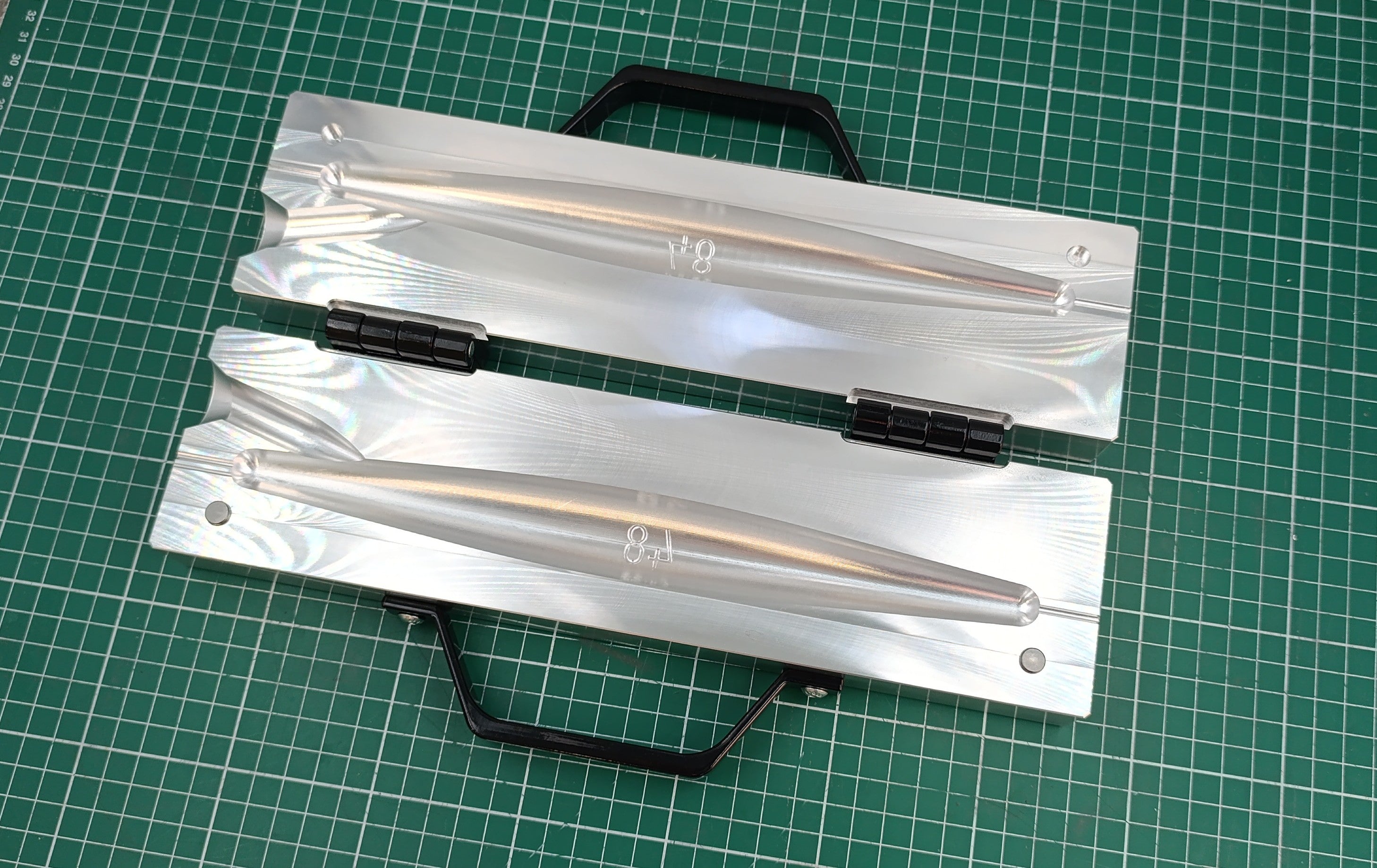 48oz one cavity CNC machined Trolling sinker aluminum fishing mold