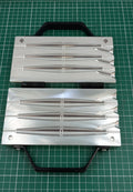CNC machined three cavity 8oz Trolling sinker aluminum fishing mold