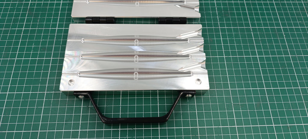 CNC machined aluminum three cavity 8oz Trolling sinker fishing mold