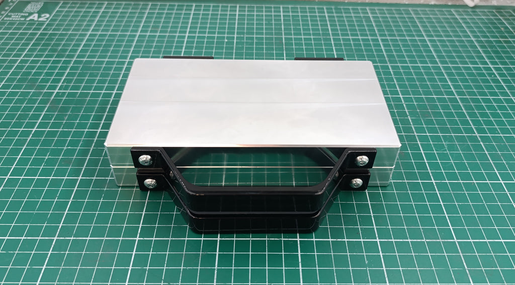 CNC machined aluminum three cavity 8oz Trolling sinker fishing mold