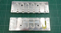 2" Fire Tail Grub Twister Lure CNC machined aluminum fishing mold