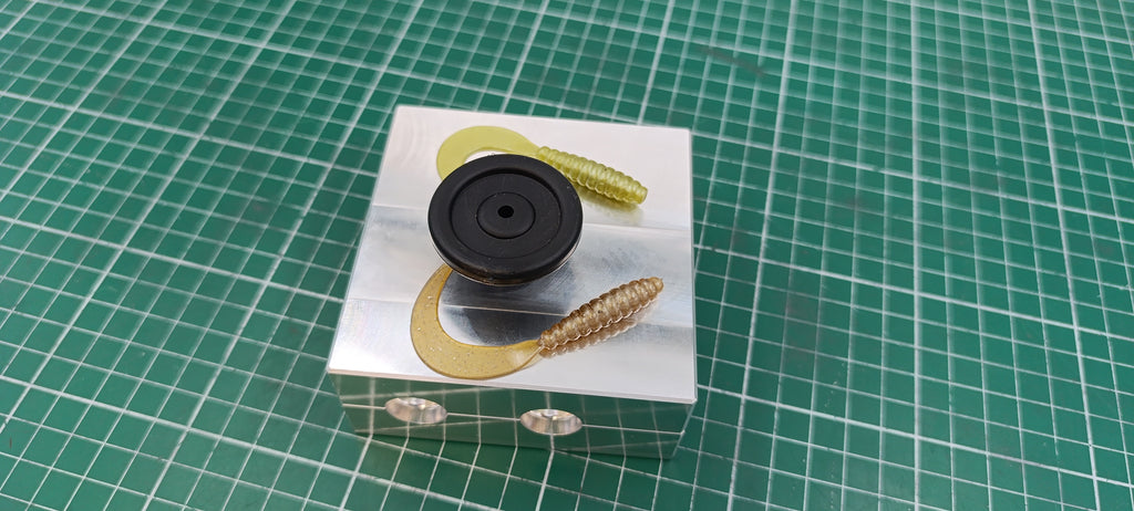Grub twister lure CNC machined aluminum fishing mold, CNC machining services