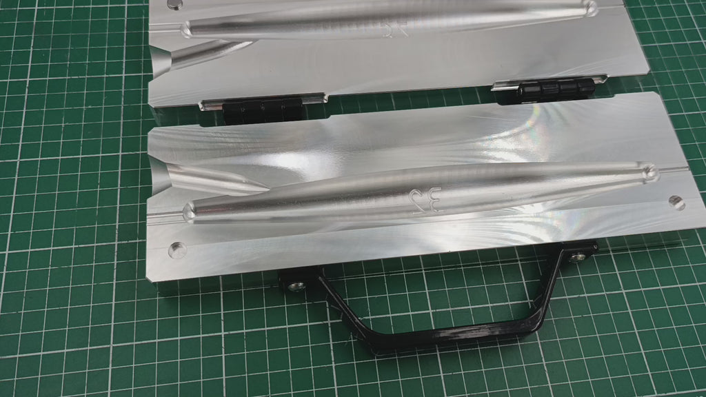 32oz one cavity CNC machined Trolling sinker aluminum fishing mold