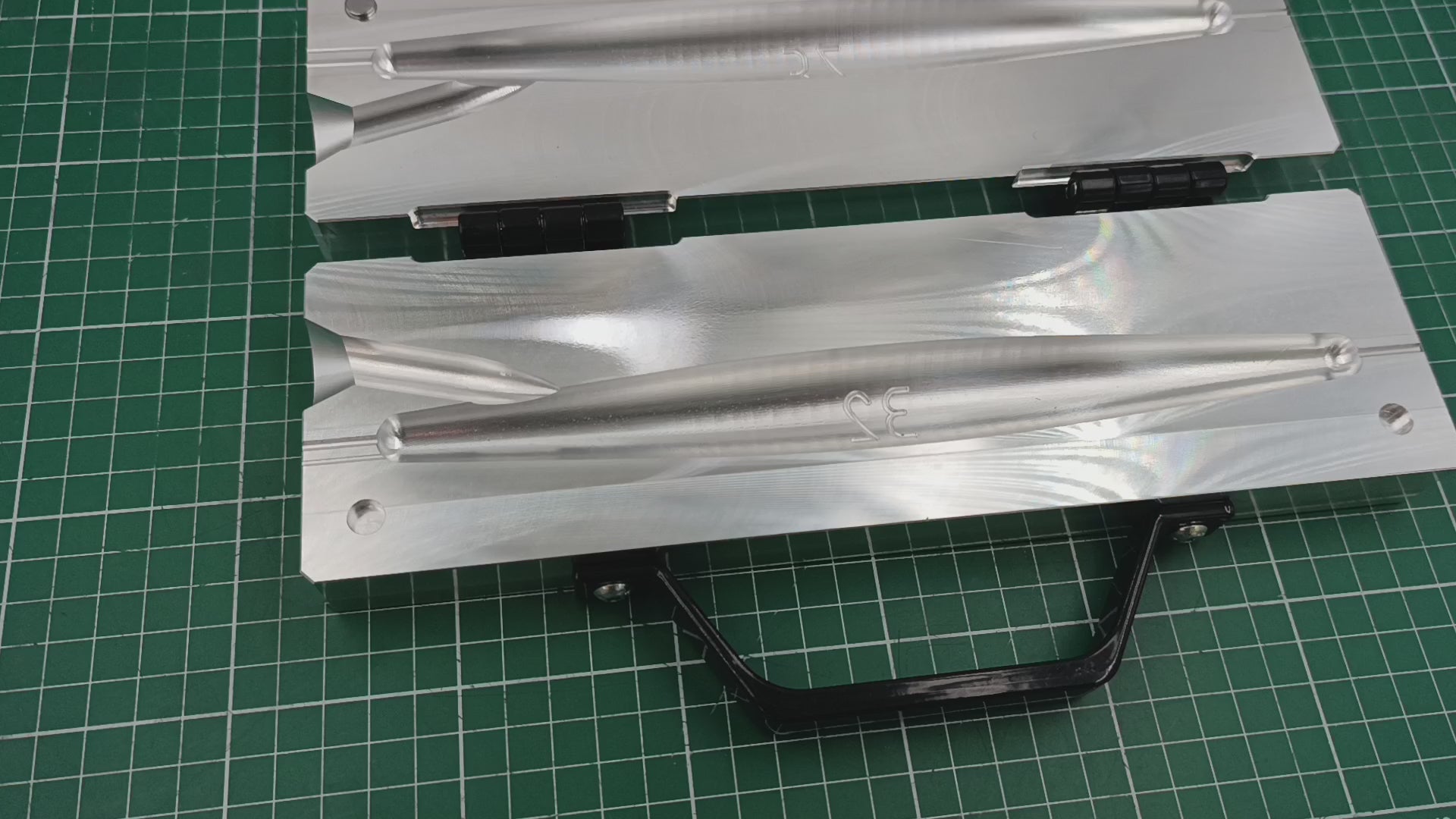 32oz one cavity CNC machined Trolling sinker aluminum fishing mold