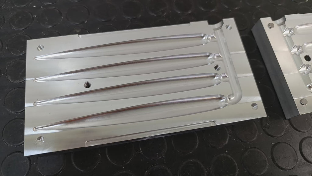 6" Swurm lure CNC machined aluminum mold