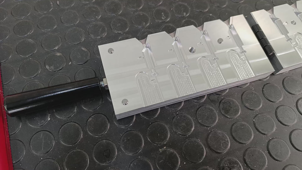 CNC machined 1 oz hexagonal jig head aluminum mold, CNC machining services